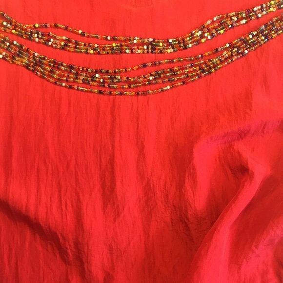 Handcrafted multi strand beaded necklace Aprox 22 " total length, - Picture 5 of 13